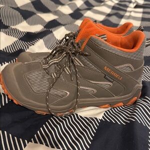 Merrell Gray and Orange Outdoor Shoes